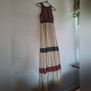 1970s Gunne Sax  Tiered Prairie Dress